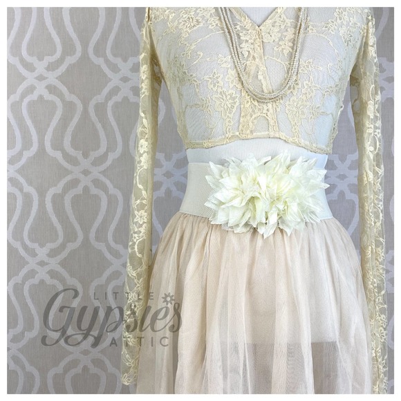 A'reve Ballet Tulle Wrap Overlay Skirt - Picture 2 of 12